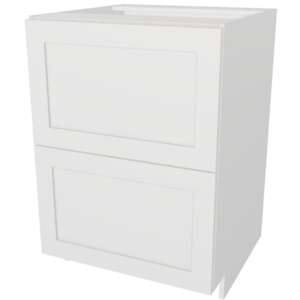 Base Cabinet, 2 Drawer Bank