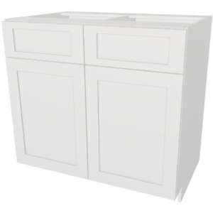 Base Cabinet, 2 Drawers, Pair Doors