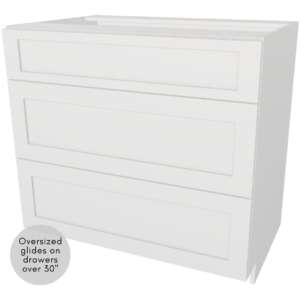 Base Cabinet, 3 Drawer Bank - Heavy Duty