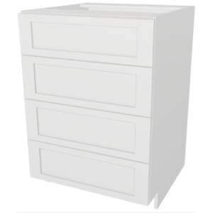 Base Cabinet, 4 Drawer Bank